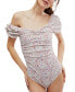 Women's Bella Printed Bodysuit