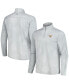 Фото #1 товара Men's Gray Texas Longhorns Delray Frond IslandZone Half-Zip Jacket