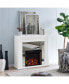 Morrigan Mirrored Electric Fireplace