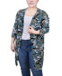 ფოტო #1 პროდუქტის Plus Size 3/4 Sleeve Knit Cardigan