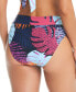 Фото #2 товара Women's Palm Prowl High Leg Bikini Bottoms, Created for Macy's