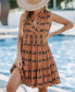 ფოტო #3 პროდუქტის Women's Ruffles & Arrows Mini Beach Dress