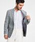 Фото #4 товара Men's Classic-Fit Windowpane Sport Coat