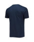 Фото #4 товара Men's Navy Tennessee Titans Slant T-shirt
