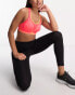 Фото #4 товара Shock Absorber Ultimate run sports bra in pink with yellow detail