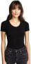 Фото #1 товара Commando 177551 Womens Ballet Short Sleeve Thong Bodysuit Black One Size