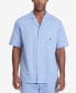 Фото #1 товара Пижама мужская Nautica с комфортным хлопковым рубашкой в гусиный перья