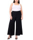 Plus Size High-Rise Wide-Leg Pants