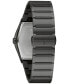 ფოტო #3 პროდუქტის Men's Modern Gemini Diamond Accent Black Ion-Plated Stainless Steel Bracelet Watch 40mm