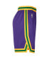 Men's Purple Utah Jazz 2023/24 Classic Edition Hardwood Classics Performance Swingman Shorts