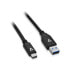 Фото #1 товара V7 Black USB Cable USB 3.1 A Male to USB-C Male 1m 3.3ft - 1 m - USB A - USB C - USB 3.2 Gen 2 (3.1 Gen 2) - Male/Male - Black
