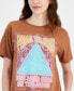 ფოტო #3 პროდუქტის Juniors' Pink Floyd Dark Side Graphic T-Shirt