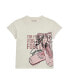 Big Girls Short Sleeve T-shirt with GUESS Logo Graphic and Verbiage