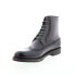 English Laundry Ardley EL2472B Mens Gray Leather Lace Up Casual Dress Boots 9