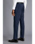 Фото #2 товара Charles Tyrwhitt Slim Fit Pindot Travel Suit Trouser Men's