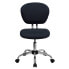 Mid-Back Gray Mesh Swivel Task Chair With Chrome Base