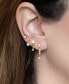 Фото #2 товара Crystal Imitation Pearl Coco Earring Set