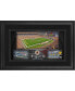 Фото #1 товара Pittsburgh Steelers Framed 10" x 18" Stadium Panoramic Collage with Game-Used Football - Limited Edition of 500