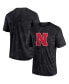 Men's Black Nebraska Huskers Camo Logo T-shirt