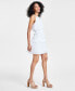 Фото #3 товара Women's Ruffled Sleeveless Mini Dress, Created for Macy's