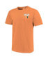 ფოტო #2 პროდუქტის Women's Orange Miami Hurricanes Comfort Colors Checkered Mascot T-Shirt