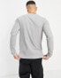 Фото #2 товара Tommy Hilfiger slim fit long sleeve t-shirt in grey