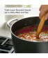 Фото #3 товара Hard-Anodized 8 Quart Induction Nonstick Stockpot with Lid