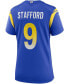 ფოტო #5 პროდუქტის Women's Matthew Stafford Royal Los Angeles Rams Game Jersey