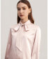 Фото #2 товара Блузка шелковая с бантом LilySilk vintage для женщин