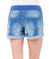 ფოტო #4 პროდუქტის Maternity Baxter Denim Boyfriend Short