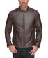 Фото #1 товара Men's Viceroy Sleek Leather Racer Jacket