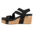 Фото #3 товара Corkys Spring Fling Studded Wedge Ankle Strap Womens Black Casual Sandals 30-53