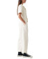 Фото #3 товара Women's Cotton Short-Sleeve Heritage Jumpsuit