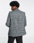 Twisted Tailor ladd suit jacket in grey and green tartan check