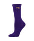 Фото #2 товара Women's Purple, White LSU Tigers 2-Pack Quarter-Length Socks