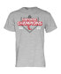 ფოტო #1 პროდუქტის Men's Heathered Gray Ole Miss Rebels 2022 NCAA Men's Baseball College World Series Champions Schedule T-shirt