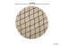 Фото #4 товара Ковер Beliani Teppich MIDYAT с геометрическим узором, сделанный из полиэстера, ручная работа, 160x230 см, 11 кг, модернизированный, коротковорсовый, подходит для пола с подогревом.