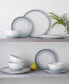 Фото #3 товара Colorscapes Layers 12 Piece Coupe Dinnerware Set