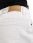 Noisy May Yolanda wide fit jeans in white