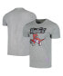 Фото #1 товара Men's and Women's Gray Toronto Raptors Hardwood Classics MVP Throwback Logo T-shirt