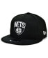 Фото #1 товара Brooklyn Nets Black White 9FIFTY Snapback Cap