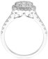 ფოტო #3 პროდუქტის Diamond Cluster Halo Ring (1 ct. t.w.) in 14k White Gold