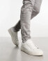 Фото #2 товара PS Paul Smith Rex multi tape back leather trainer in white