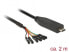 Фото #3 товара Delock 63946 - Black - 2 m - USB 2.0 Type-C - 6 x Pin pin header separate - China - 1 pc(s)
