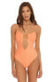 Фото #1 товара ISABELLA ROSE 296849 Maillot Plunge One Piece Swimsuit, Peach, S