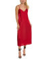 Фото #1 товара Rebecca Taylor Sateen Slip Dress Women's Red 2