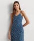 ფოტო #4 პროდუქტის Women's Striped Floral Tulle Gown