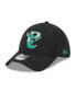 ფოტო #1 პროდუქტის Men's Black Philadelphia Eagles City Originals 39THIRTY Flex Hat