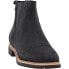 TOMS Cleo Round Toe Chelsea Booties Womens Black Casual Boots 10014154