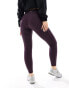 ASOS 4505 Hourglass Icon bum sculpt high waist gym legging in plum